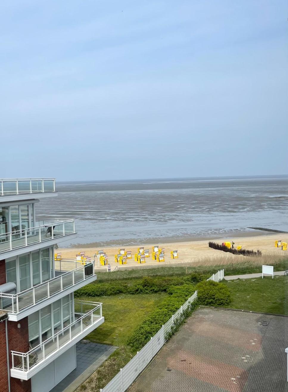 Traumhafte Ferienwohnung - Direkter Meerblick - 50M Zum Strand In Cuxhaven Duhnen In 1A Lage Im Haus Seehuette Zewnętrze zdjęcie