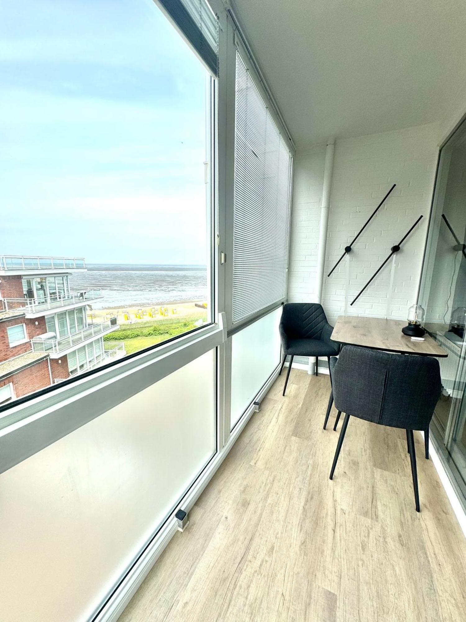 Traumhafte Ferienwohnung - Direkter Meerblick - 50M Zum Strand In Cuxhaven Duhnen In 1A Lage Im Haus Seehuette Zewnętrze zdjęcie